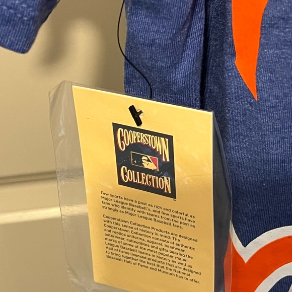 New York Mets Nike Cooperstown Collection Logo Tri-Blend T-Shirt (M) - Picture 3 of 4